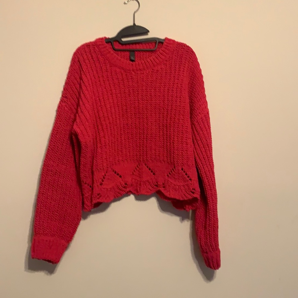Francescas pink sweater